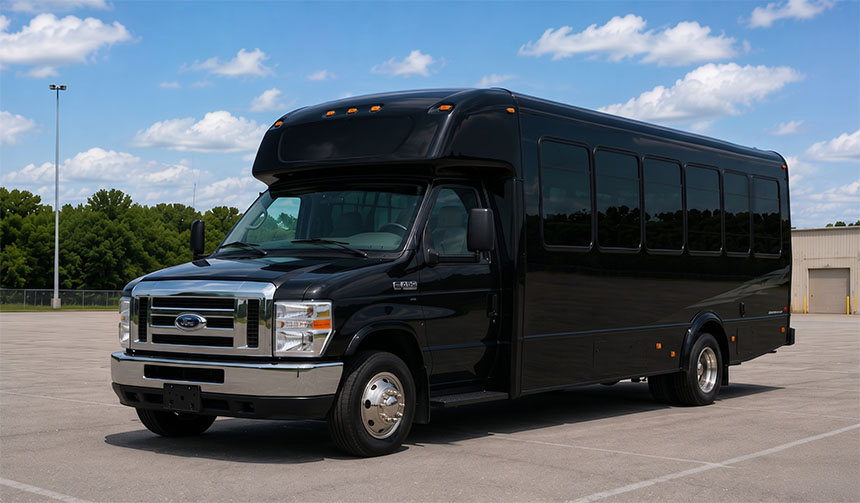 20-passenger minibus for charter in Oklahoma City, OK