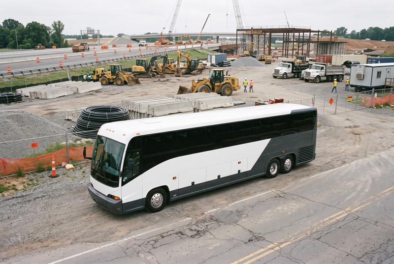 Construction Site Shuttle Bus Services